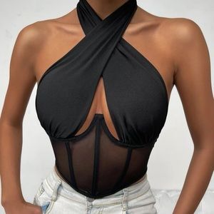 Backless top